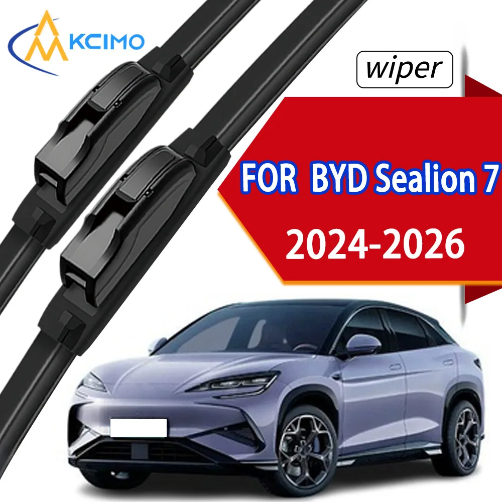2Pcs Premium Durable Rubber Front Windscreen Wipers For BYD Sealion 7 2024-2026
2Pcs Premium Durable Rubber Front Windscreen Wipers For BYD Sealion 7 2024-2026