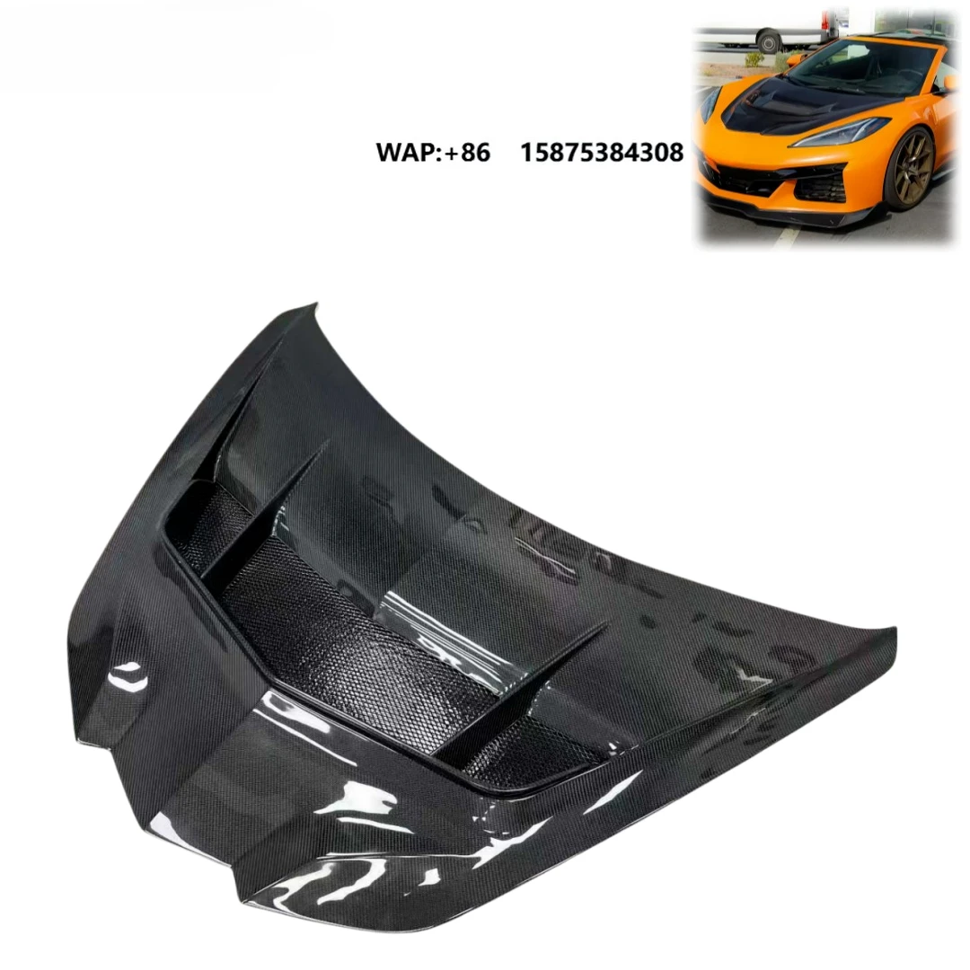 ZR1 Style Carbon Fiber Front Engine Hood Bonnet with Big Vents New Condition for Corvette C8 Z06 Stingray 2020-2025
ZR1 Style Carbon Fiber Front Engine Hood Bonnet with Big Vents New Condition for Corvette C8 Z06 Stingray 2020-2025