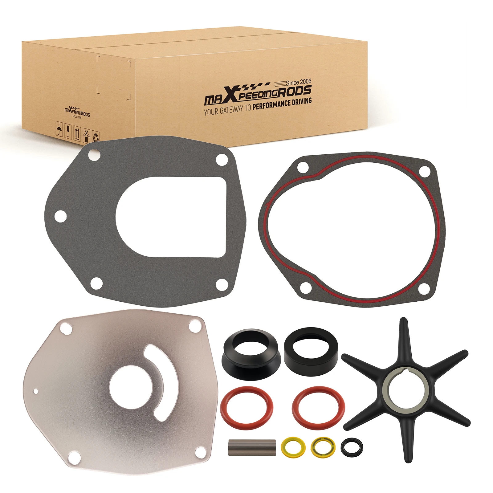 Impeller Kit for Mercury Verado 250-275HP 4-Stroke 47-43026T6 18-3265 47-43026T8 47-43026T11
Impeller Kit for Mercury Verado 250-275HP 4-Stroke 47-43026T6 18-3265 47-43026T8 47-43026T11