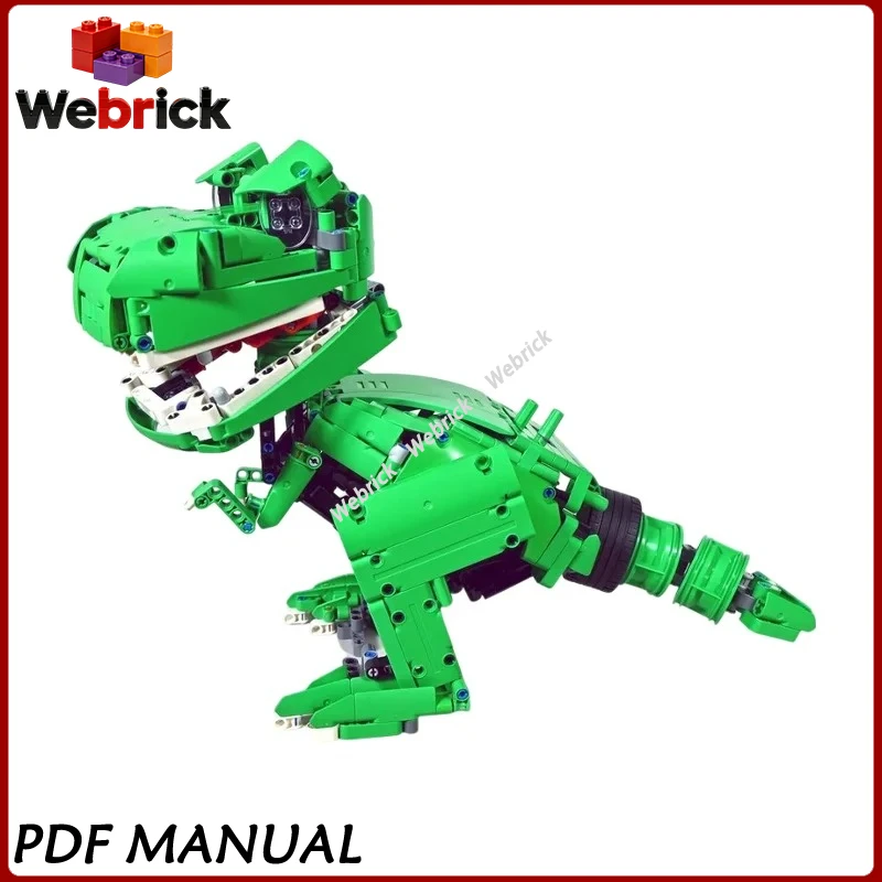 Fierce Giant Tyrannosaurus MOC Construction Bricks Set, DIY Realistic Carnivorous Dino Figure for Desktop Display and Collection
Fierce Giant Tyrannosaurus MOC Construction Bricks Set, DIY Realistic Carnivorous Dino Figure for Desktop Display and Collection
