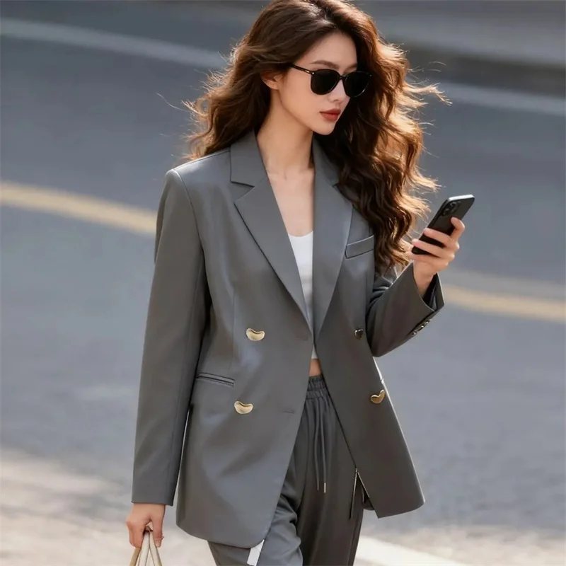 2026 NEW Spring Autumn Women Blazers New Korean Casual Suit Women Jacket Fashion Office Blazer Female Coats Outerwear
2026 NEW Spring Autumn Women Blazers New Korean Casual Suit Women Jacket Fashion Office Blazer Female Coats Outerwear