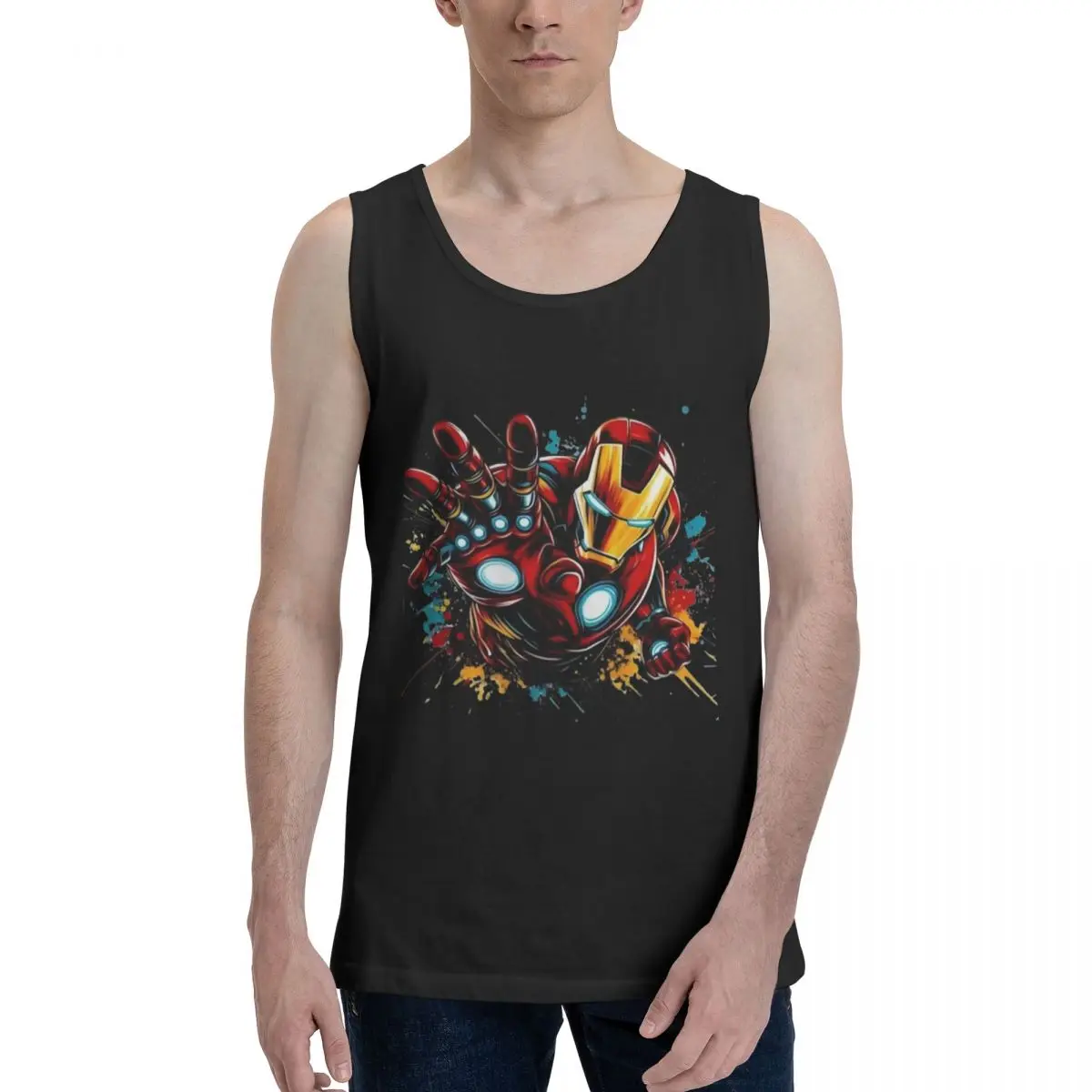 Men's Breathable Gym Tank Top,Marvel Iron Man Running Fitness Vest, Sleeveless Shirt, S-3XL
Men's Breathable Gym Tank Top,Marvel Iron Man Running Fitness Vest, Sleeveless Shirt, S-3XL