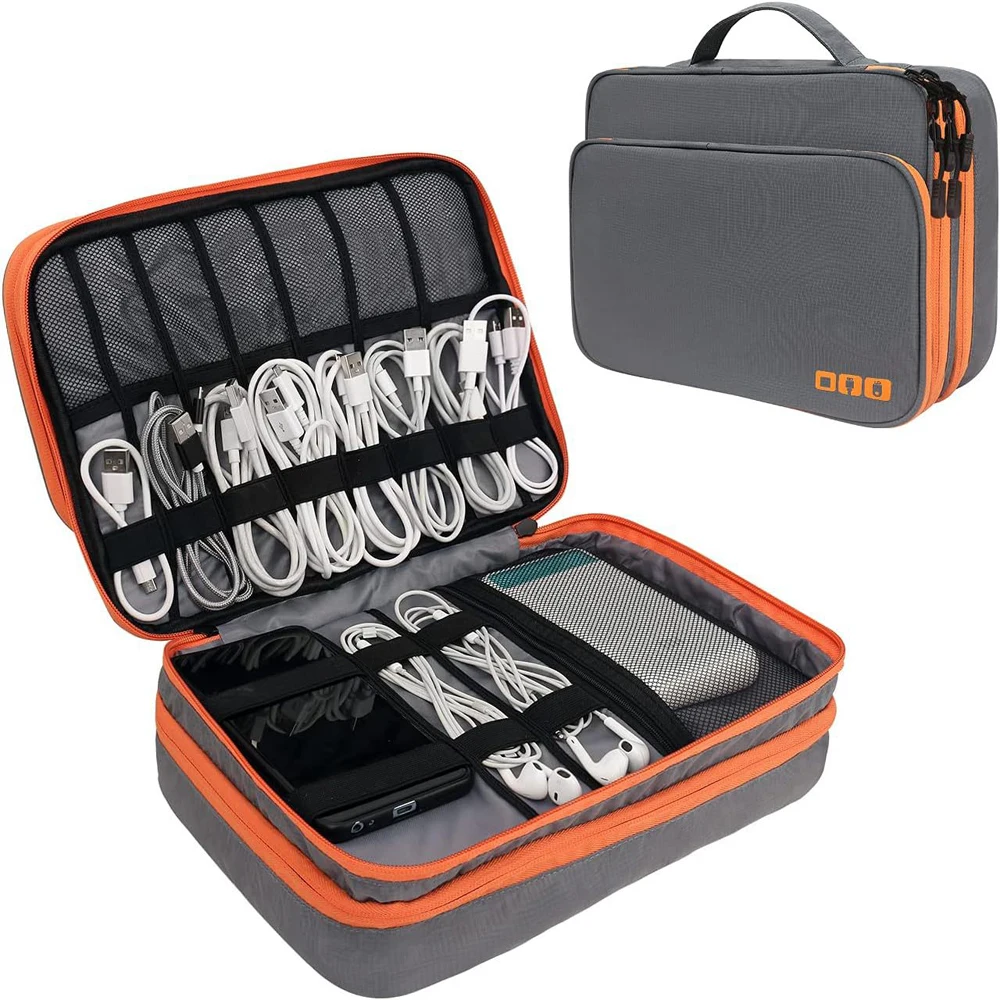 Cable Storage Bag Digital Electronic Organizer Pouch Portable USB Data Line Charger Plug Storage Bag Travel Cable Organizer Case
Cable Storage Bag Digital Electronic Organizer Pouch Portable USB Data Line Charger Plug Storage Bag Travel Cable Organizer Case