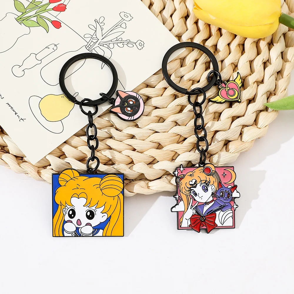 Cartoon Anime Sailor Moon Key Ring Fashion Keychain for Motorcycles Students Bags Backpacks Key Holder Gift for Friends
Cartoon Anime Sailor Moon Key Ring Fashion Keychain for Motorcycles Students Bags Backpacks Key Holder Gift for Friends