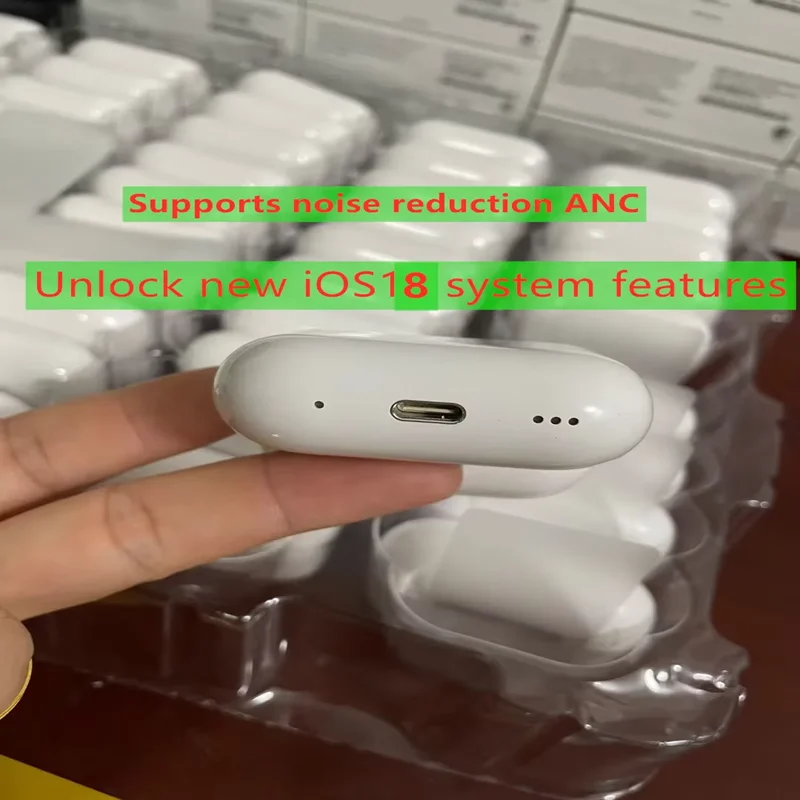 Original ANC New Pro 2 TWS Bluetooth Headphones Wireless Hifi Bass Bluetooth And Box Active Noise Cancellation Sports Headset
Original ANC New Pro 2 TWS Bluetooth Headphones Wireless Hifi Bass Bluetooth And Box Active Noise Cancellation Sports Headset