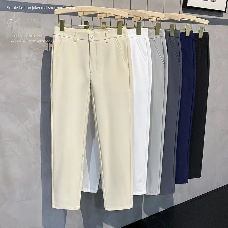 Busin Casual Men's Nine-Piece Pants Autumn Sle Slim Fit Straight Leg Anti-Wrinkle Polyester Fiber Youth ular Leisure ...
Busin Casual Men's Nine-Piece Pants Autumn Sle Slim Fit Straight Leg Anti-Wrinkle Polyester Fiber Youth ular Leisure ...