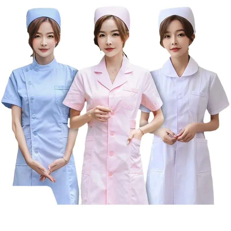 Doll Collar Nurse Uniform Summer Thin Work Clothes Two Piece Set Scrubs Hospital Outfit
Doll Collar Nurse Uniform Summer Thin Work Clothes Two Piece Set Scrubs Hospital Outfit