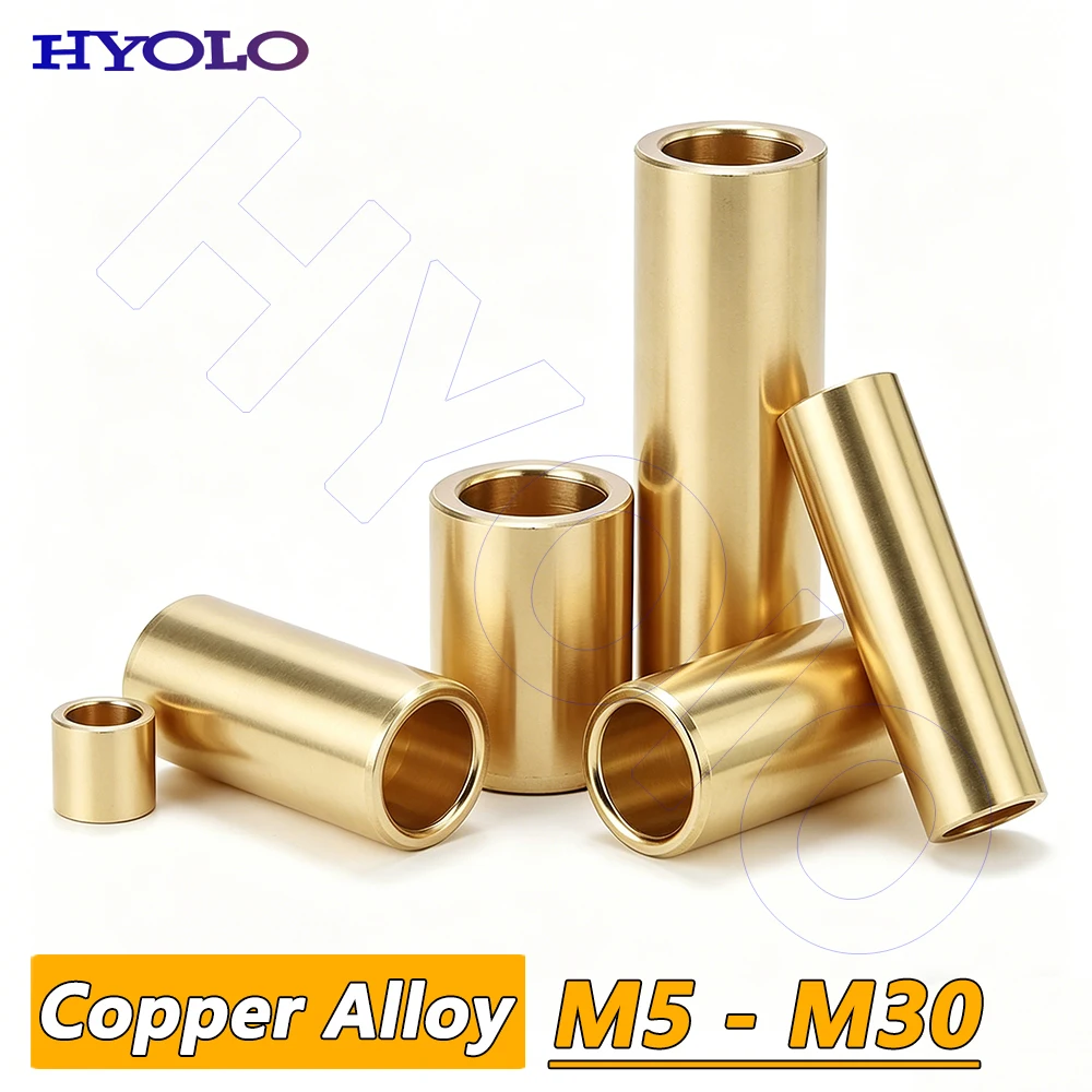 1PCS Oilless Bushings Brass Bearing Bushing ID M5-M30 Copper Alloy Sleeve Guide Sleeves M5 M6 M8 M10 M12 M13 M15 M16 M20 M25 M30
1PCS Oilless Bushings Brass Bearing Bushing ID M5-M30 Copper Alloy Sleeve Guide Sleeves M5 M6 M8 M10 M12 M13 M15 M16 M20 M25 M30
