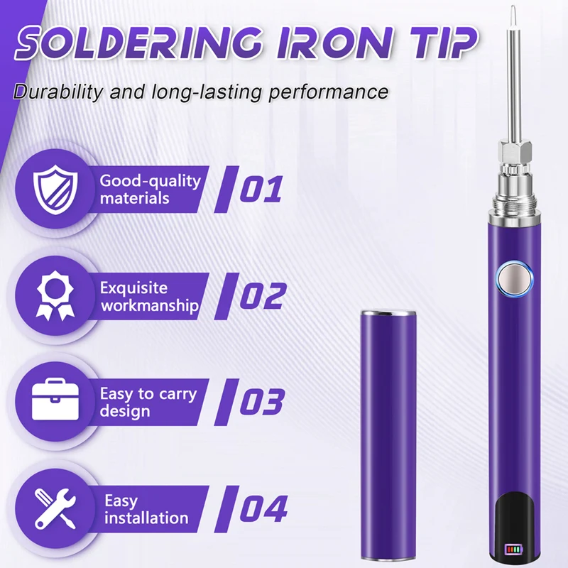 Hot Adjustable 510 Thread Mini Soldering Iron Kit USB Soldering Iron With Cap 3 Gear Voltage Electronic Welding Repair Pen
Hot Adjustable 510 Thread Mini Soldering Iron Kit USB Soldering Iron With Cap 3 Gear Voltage Electronic Welding Repair Pen