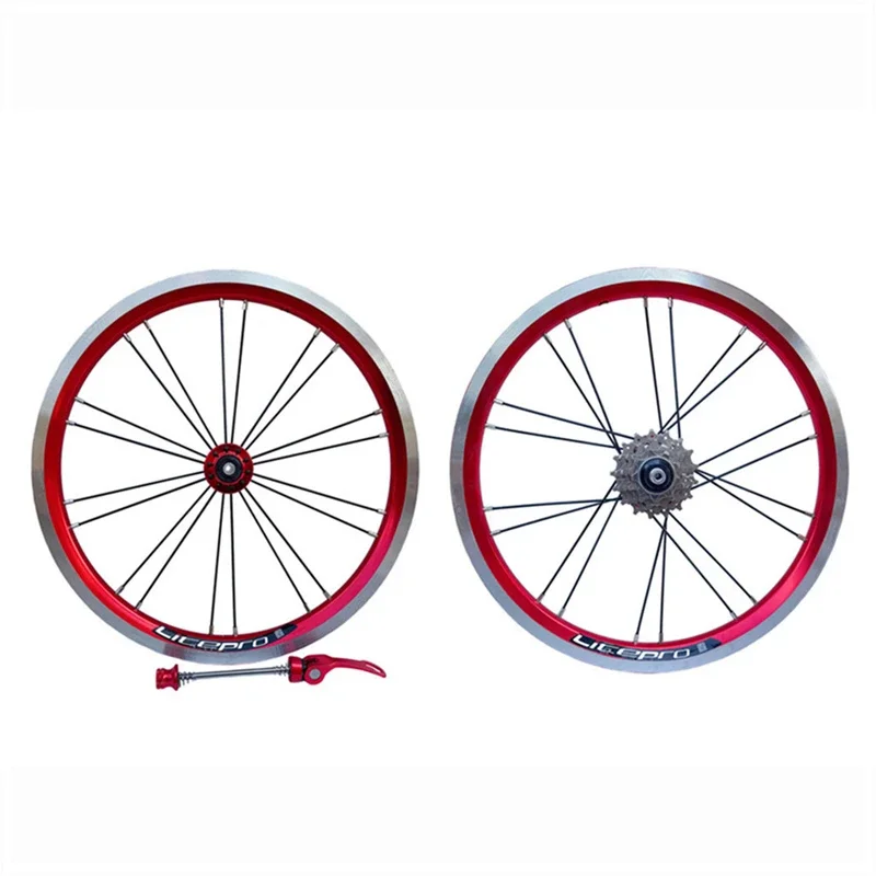 LITEPRO 16 Inch Folding Bike Outer 5 Speed Wheel Set EIEIO 4 Bearing 305 Star Awn Wheelset Bicycle Parts
LITEPRO 16 Inch Folding Bike Outer 5 Speed Wheel Set EIEIO 4 Bearing 305 Star Awn Wheelset Bicycle Parts