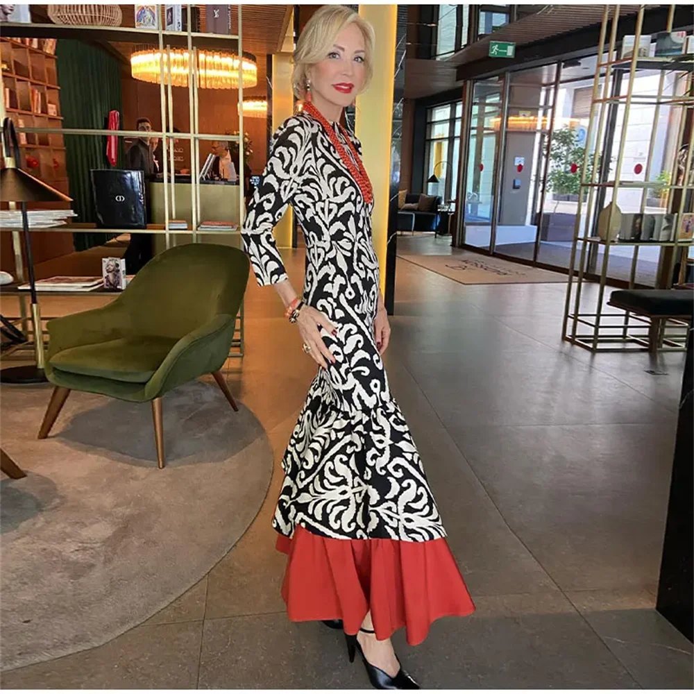 2024 Elegant Spring Women's Bohemian O-neck Puff Long Sleeve Dress Dot Female Elegant Long Dresses Female Fashion Beach Robes
2024 Elegant Spring Women's Bohemian O-neck Puff Long Sleeve Dress Dot Female Elegant Long Dresses Female Fashion Beach Robes