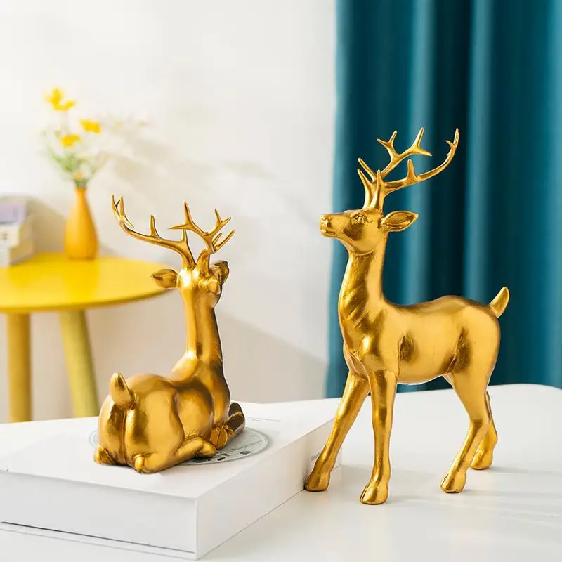 Deer Garden Decor Desk Animal Sculpture Resin Decorative Deer Figurine Sculpture Tabletop Ornaments For Home Studio Restaurant
Deer Garden Decor Desk Animal Sculpture Resin Decorative Deer Figurine Sculpture Tabletop Ornaments For Home Studio Restaurant