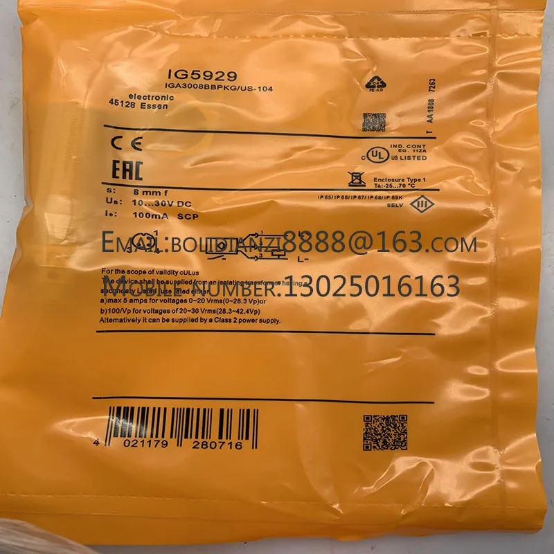 The brand-new original sensor IG5937 IG5929 IG5774 IG5773 warranty for one year in stock
The brand-new original sensor IG5937 IG5929 IG5774 IG5773 warranty for one year in stock