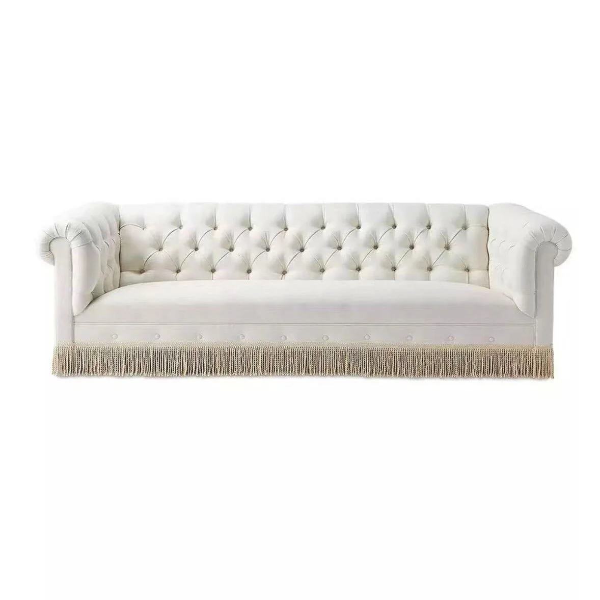 /European design chesterfield fabric 3 seater sofa with fringe tassel for living room
/European design chesterfield fabric 3 seater sofa with fringe tassel for living room
