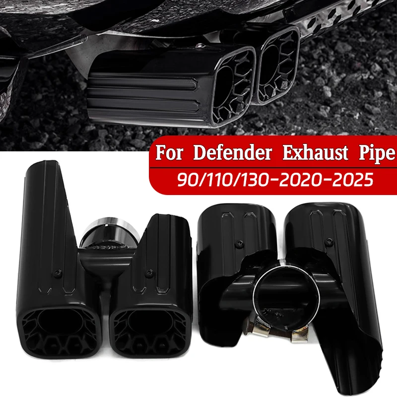 Для Land Rover Defender 90/110/130 2020-2025 обновленная задняя выхлопная труба четырехквадратный глушитель выхлопная труба
Для Land Rover Defender 90/110/130 2020-2025 обновленная задняя выхлопная труба четырехквадратный глушитель выхлопная труба