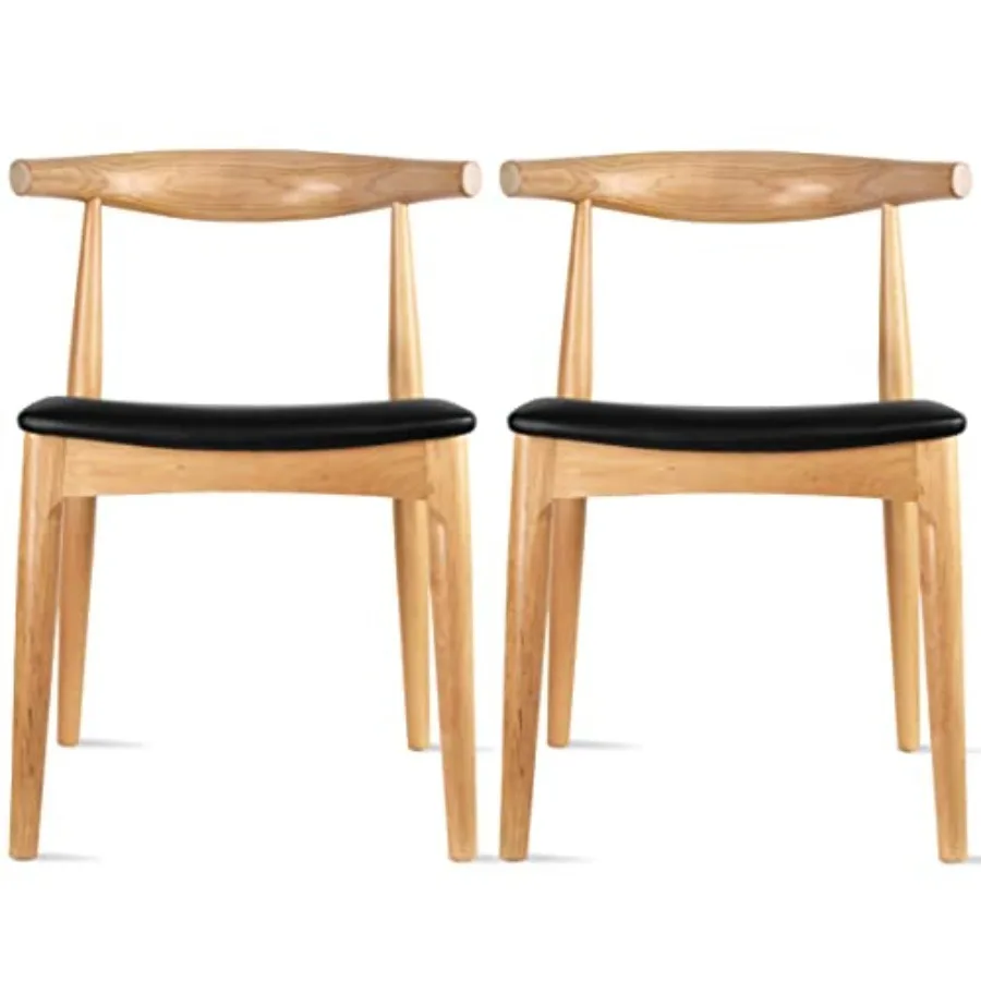 Set of 2 Solid Wooden Dining Chairs Upholstered Faux Leather Cushioned Seat Modern Farmhouse Elbow Side Chair Home, Kitchen, Of
Set of 2 Solid Wooden Dining Chairs Upholstered Faux Leather Cushioned Seat Modern Farmhouse Elbow Side Chair Home, Kitchen, Of