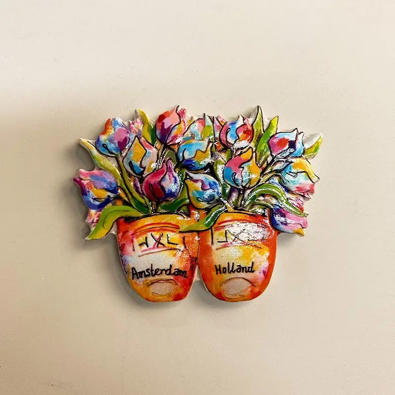 Netherlands Travel Souvenir Fridge Magnet Creative Tulip 3D Decoration Personalized Gift Magnetic
Netherlands Travel Souvenir Fridge Magnet Creative Tulip 3D Decoration Personalized Gift Magnetic