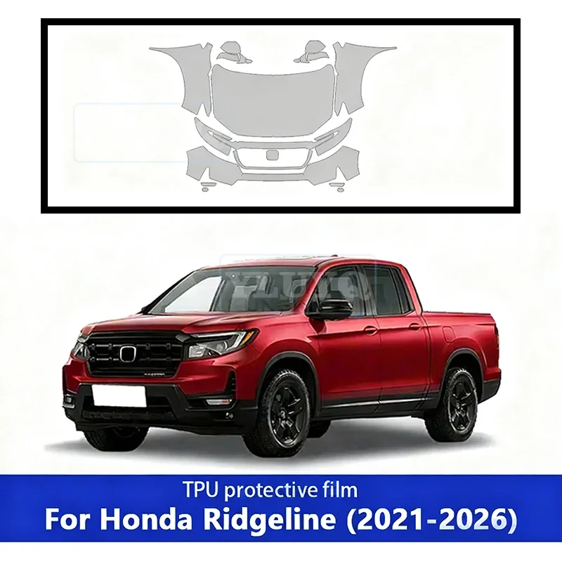 For Honda Ridgeline 2021 2022 2023 2024 2025 2026 Car Front Bumper Hood Engine Paint Protection Film Anti-Scratch TPU Sticker
For Honda Ridgeline 2021 2022 2023 2024 2025 2026 Car Front Bumper Hood Engine Paint Protection Film Anti-Scratch TPU Sticker