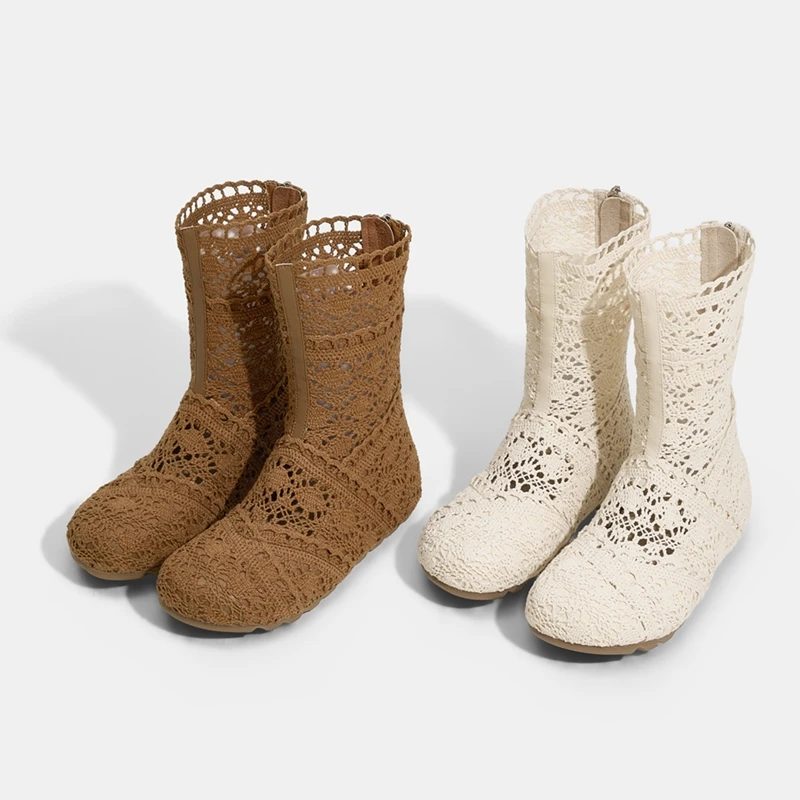 AIYUQI Women's Summer Boots 2026 New Anti-slip Hollow Out Breathable Women Cool Boots Lace Summer Short Boots Female
AIYUQI Women's Summer Boots 2026 New Anti-slip Hollow Out Breathable Women Cool Boots Lace Summer Short Boots Female