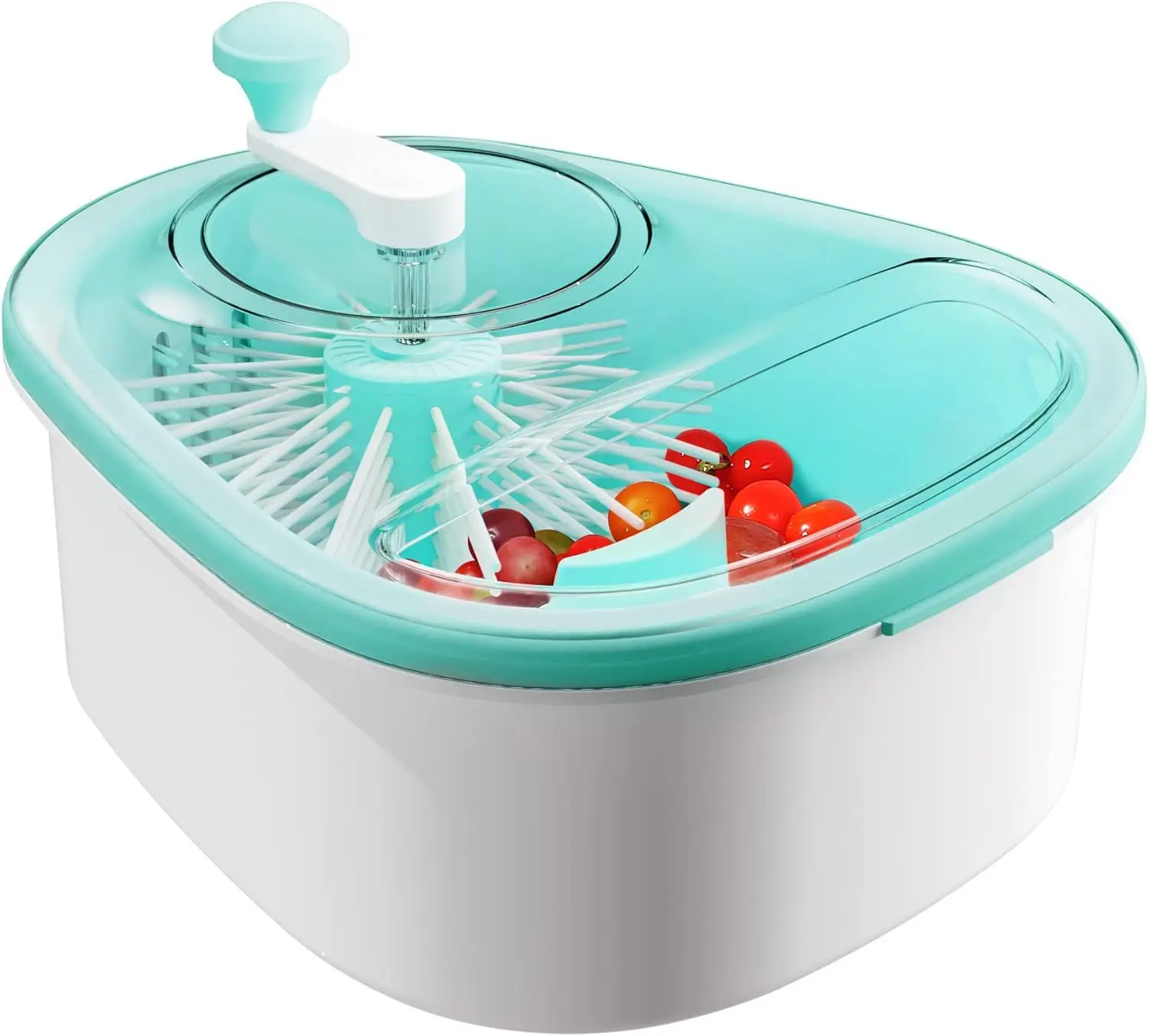 Large Fruit Washer Spinner with Bowl, Vegetable Cleaner Scrubber, Kitchen Gadget
Large Fruit Washer Spinner with Bowl, Vegetable Cleaner Scrubber, Kitchen Gadget