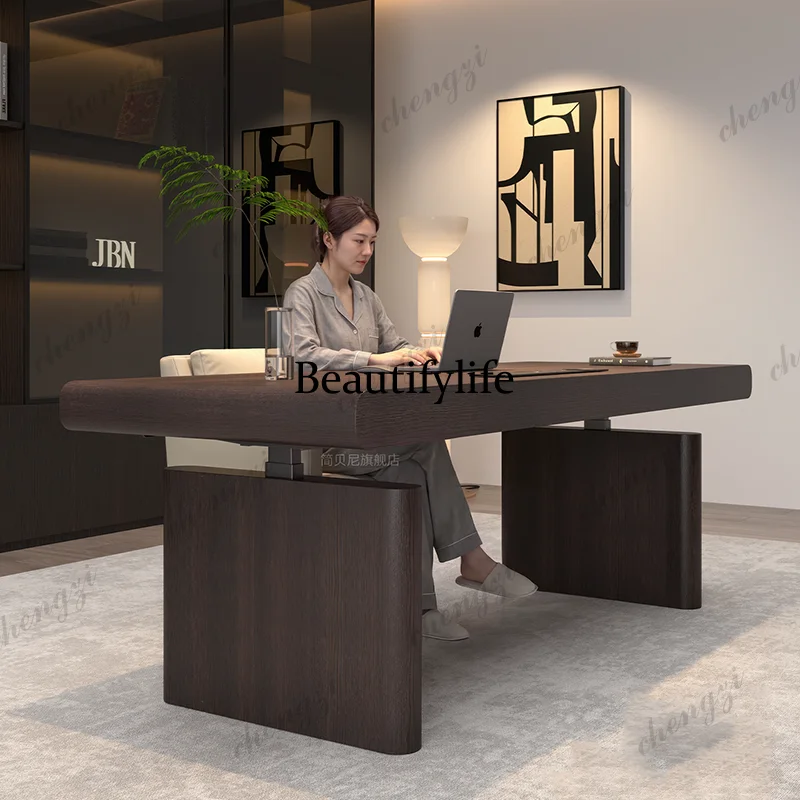 Minimalist Wooden Office Desk Study Executive Modern Decoration Luxury Office Desk Aesthetic
Minimalist Wooden Office Desk Study Executive Modern Decoration Luxury Office Desk Aesthetic