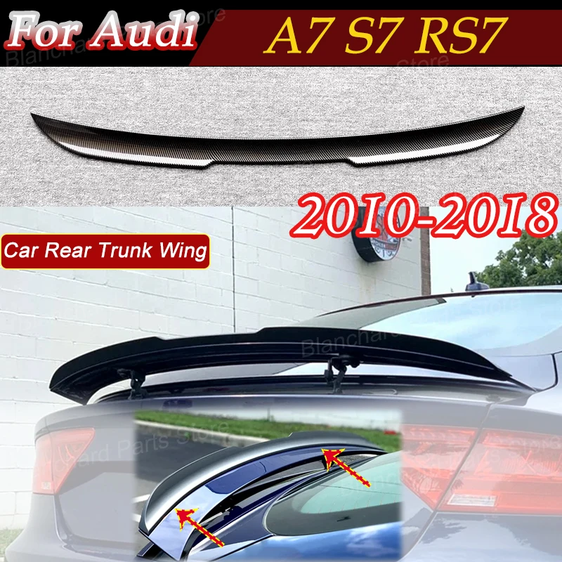 Car Rear Trunk Tail Wing For Audi A7 S7 RS7 2010-2018 Rear Trunk Lip Spoiler Fixed Wind Wing Body Kits Tuning Accessories
Car Rear Trunk Tail Wing For Audi A7 S7 RS7 2010-2018 Rear Trunk Lip Spoiler Fixed Wind Wing Body Kits Tuning Accessories