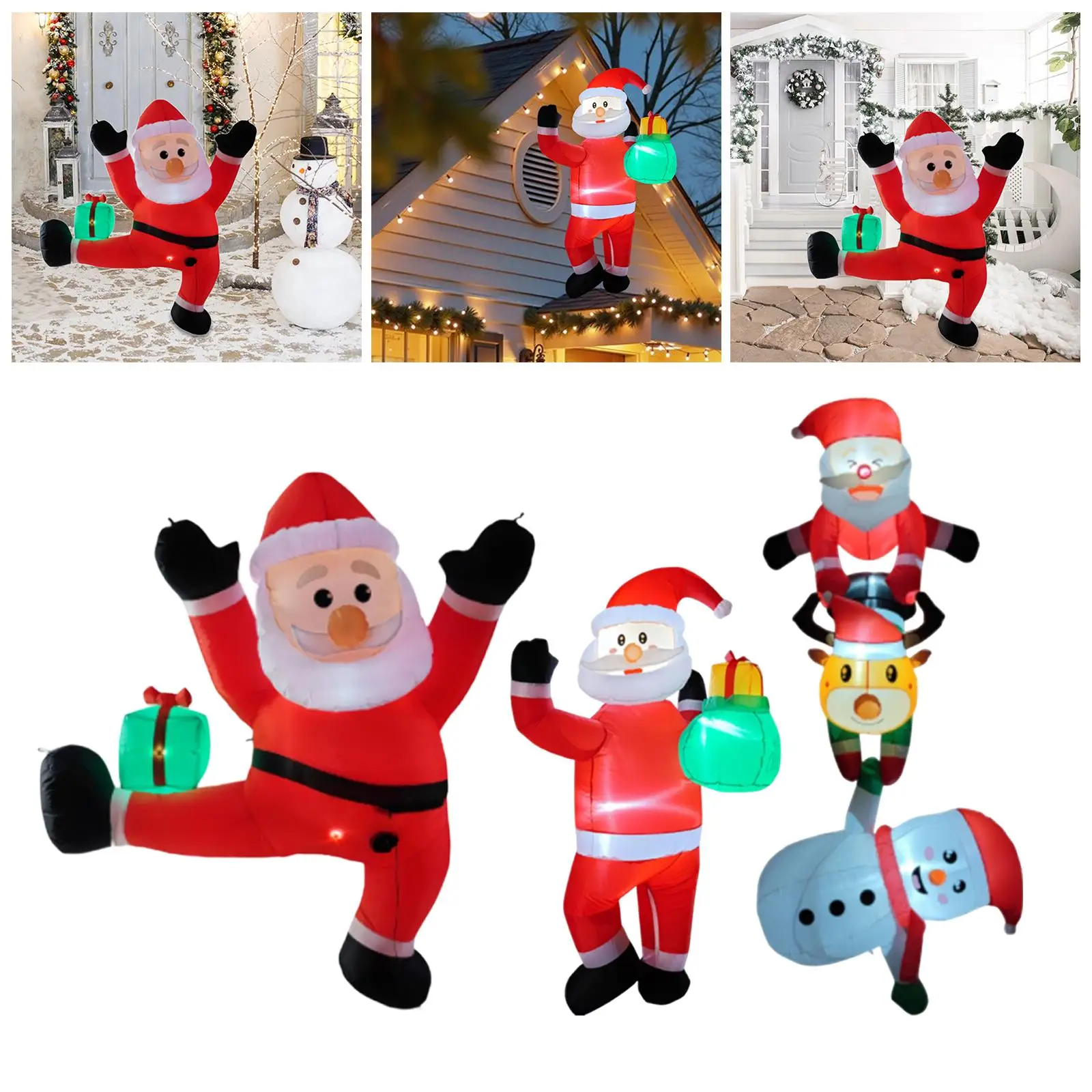 Надувной Дед Мороз со светодиодной подсветкой для сада, двора, уличный декоративный элемент, игрушка для семейных праздников, подарок
Надувной Дед Мороз со светодиодной подсветкой для сада, двора, уличный декоративный элемент, игрушка для семейных праздников, подарок