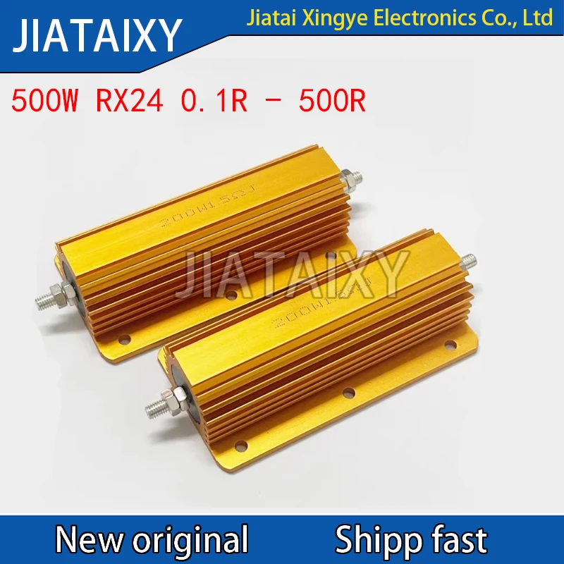 500W RX24 Aluminum Power Metal Shell Case Wirewound Resistor 0.1R - 500R 0.1 0.5 1 2 4 5 8 10 12 50 100R 200R 500 ohm resistance
500W RX24 Aluminum Power Metal Shell Case Wirewound Resistor 0.1R - 500R 0.1 0.5 1 2 4 5 8 10 12 50 100R 200R 500 ohm resistance
