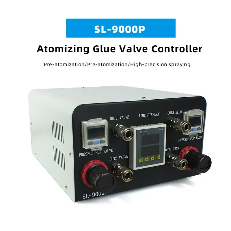 SL-9000P Atomizing Glue Valve Controller 4-Channel High Precision Spraying Dispensing Controller for Pre-atomization
SL-9000P Atomizing Glue Valve Controller 4-Channel High Precision Spraying Dispensing Controller for Pre-atomization