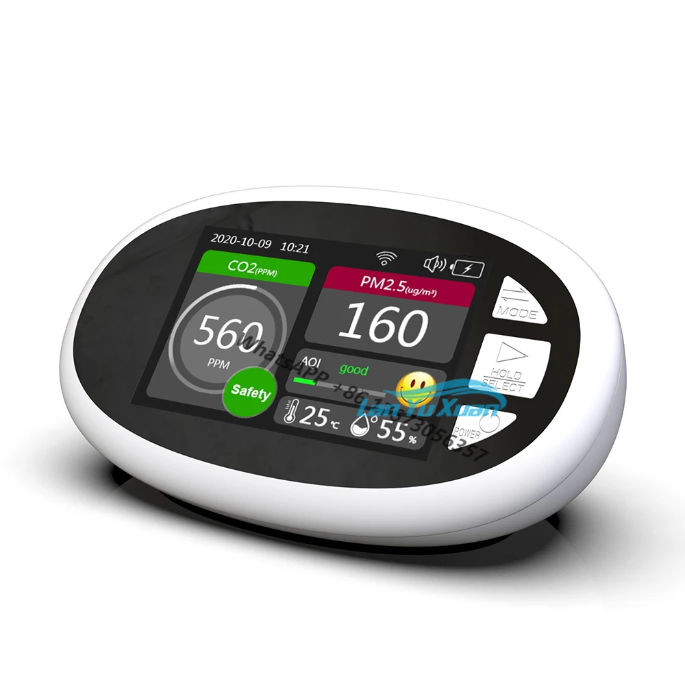 2023 Air Quality Carbon Dioxide Detector With NDIR Fine Dust Meter Co2 PM2.5 Humidity And Temperature
2023 Air Quality Carbon Dioxide Detector With NDIR Fine Dust Meter Co2 PM2.5 Humidity And Temperature