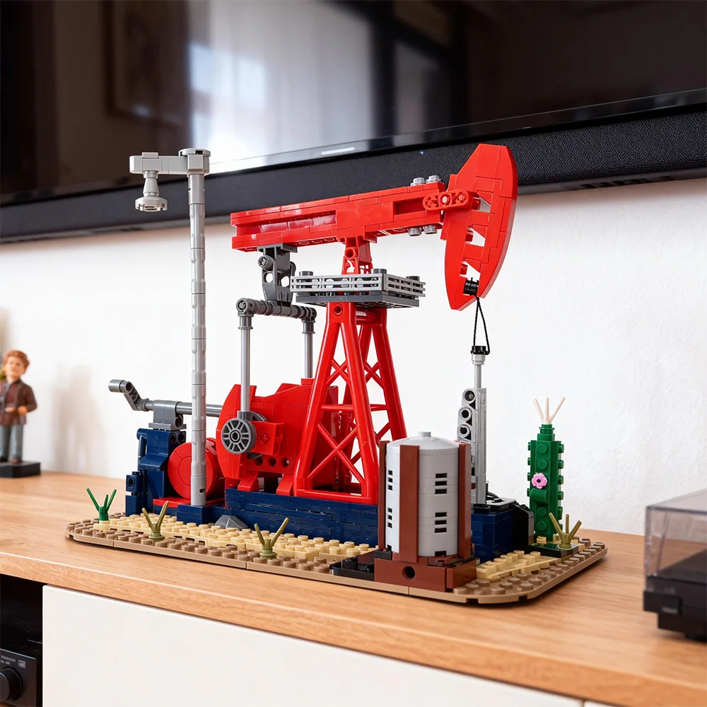 489 шт., креативные детские строительные блоки, машина для извлечения масла, модель кирпича, сборка игрушек для детей, рождественские подарочные наборы «сделай сам» 
489 шт., креативные детские строительные блоки, машина для извлечения масла, модель кирпича, сборка игрушек для детей, рождественские подарочные наборы «сделай сам»