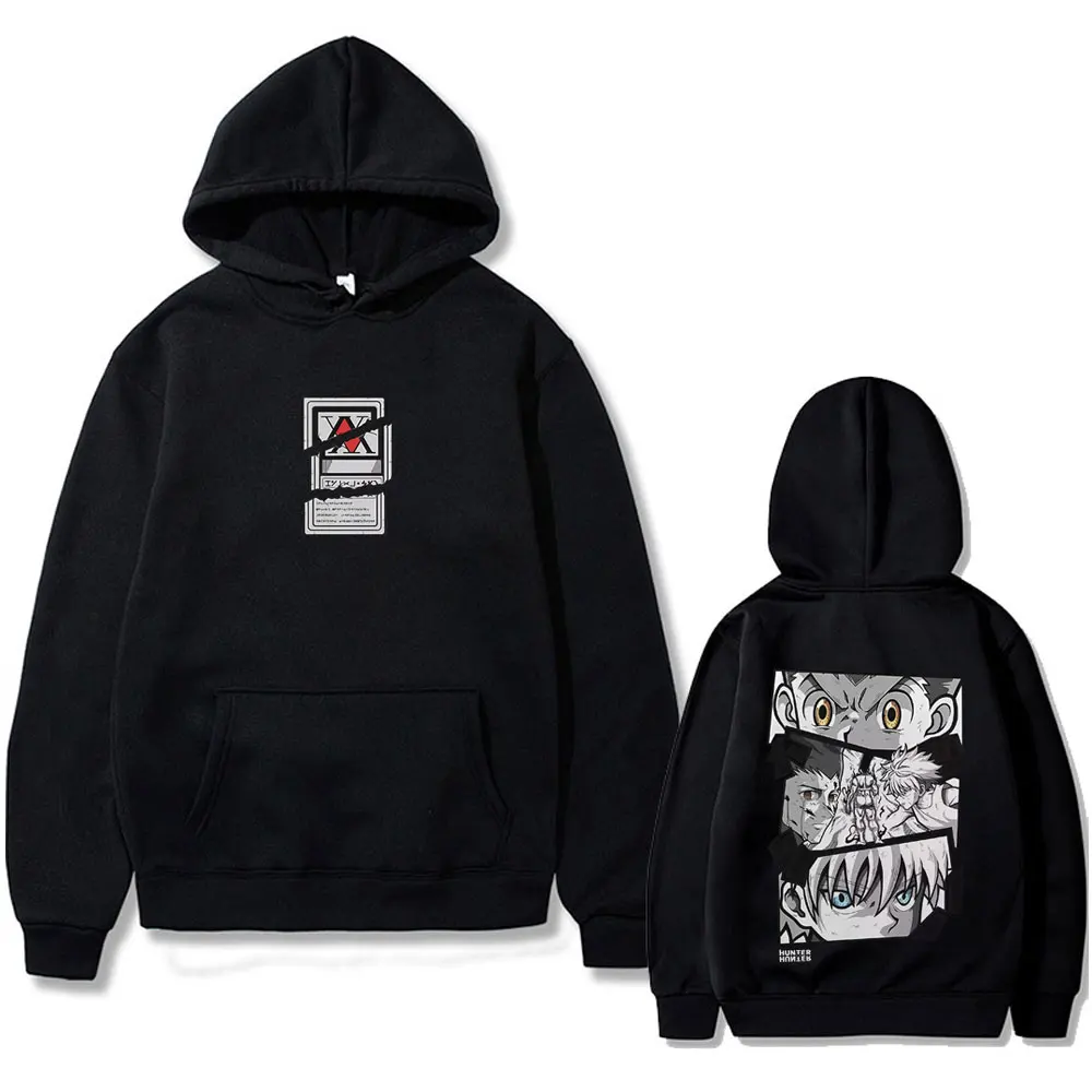 Hot Anime Hunter X Hunter Gon Freecss Killua Zoldyck Eyes Graphic Hoodie Men Women Fashion Vintage Oversized Pullover Hoodies
Hot Anime Hunter X Hunter Gon Freecss Killua Zoldyck Eyes Graphic Hoodie Men Women Fashion Vintage Oversized Pullover Hoodies