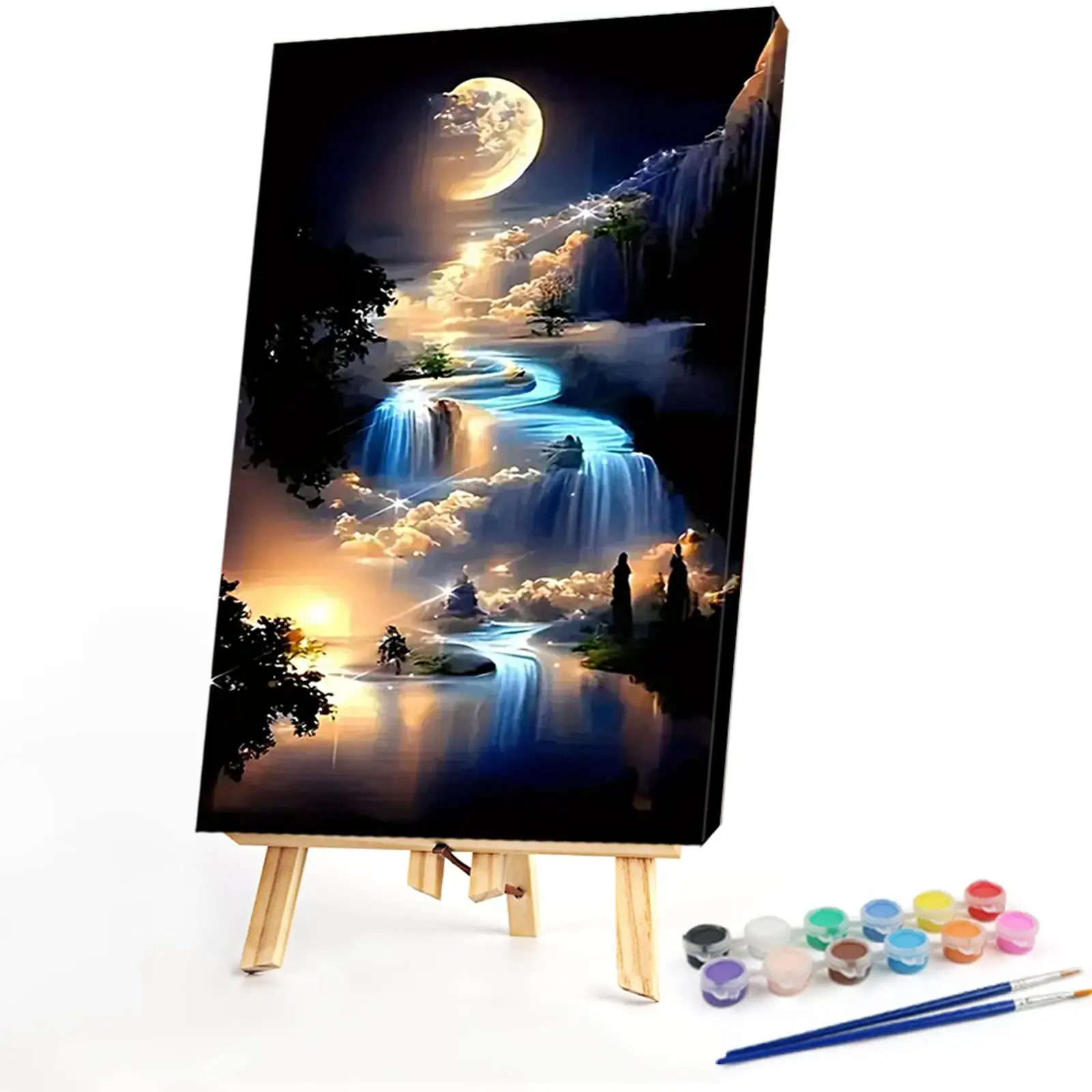 Paint By Numbers Kit On Canvas DIY Oil Art Moon Picture Home Wall Decor40x60cm
Paint By Numbers Kit On Canvas DIY Oil Art Moon Picture Home Wall Decor40x60cm
