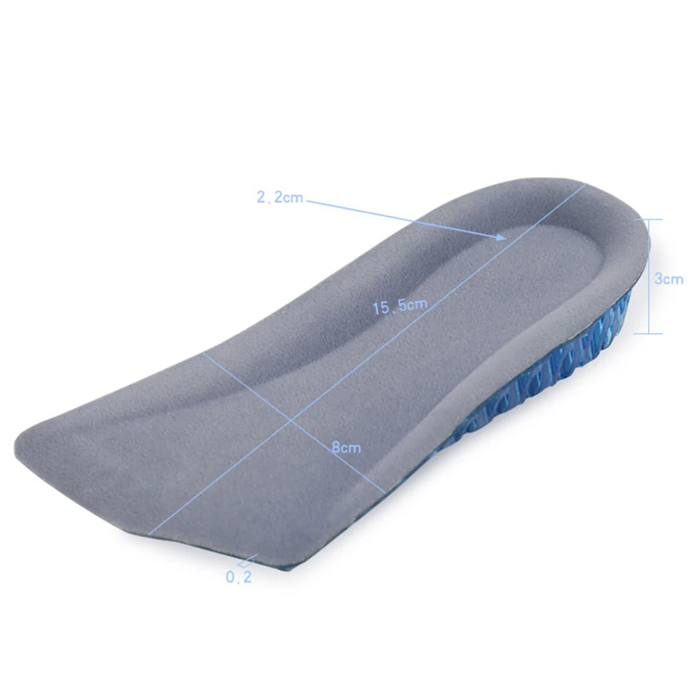 Invisible Heel Pads Silicone Honeycomb Insoles Height Increasing Shock Absorption Foot Care Tool Lightweight Half Shoe Inserts
Invisible Heel Pads Silicone Honeycomb Insoles Height Increasing Shock Absorption Foot Care Tool Lightweight Half Shoe Inserts