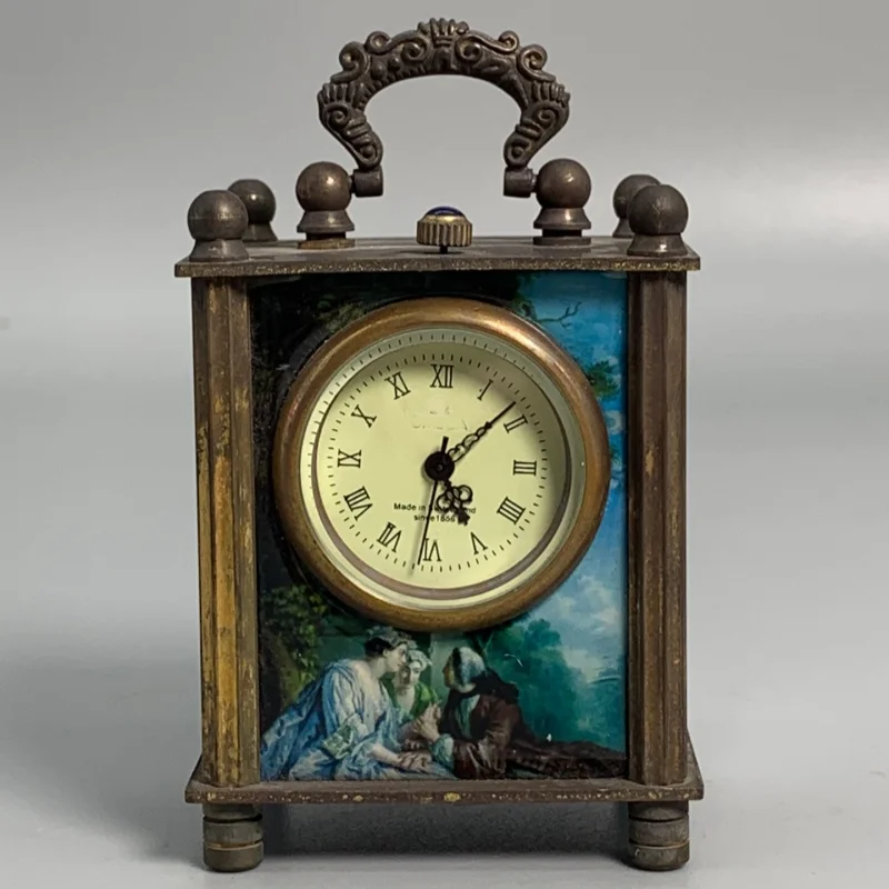 Cloisonne Enamel Colored European style small Table clock ornament Chinese Handmade Desk Clock Collectible Home Decor Ornament
Cloisonne Enamel Colored European style small Table clock ornament Chinese Handmade Desk Clock Collectible Home Decor Ornament