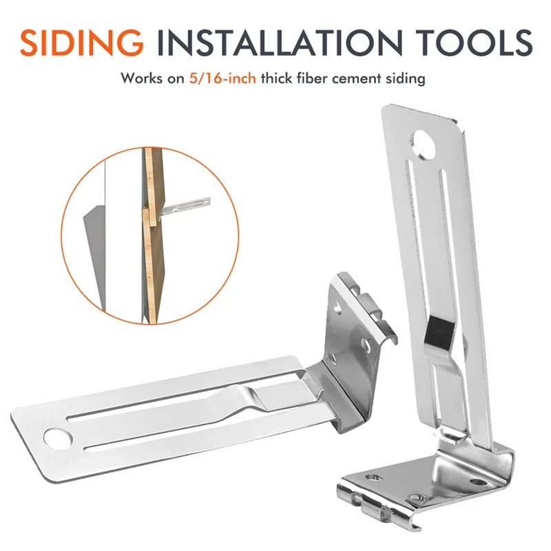 4-Pack Hooks For Hardie Board Siding Tools, For 5/16Inch Fiber Cement Siding, Wall Anchor Siding Installation Tools-AA70
4-Pack Hooks For Hardie Board Siding Tools, For 5/16Inch Fiber Cement Siding, Wall Anchor Siding Installation Tools-AA70