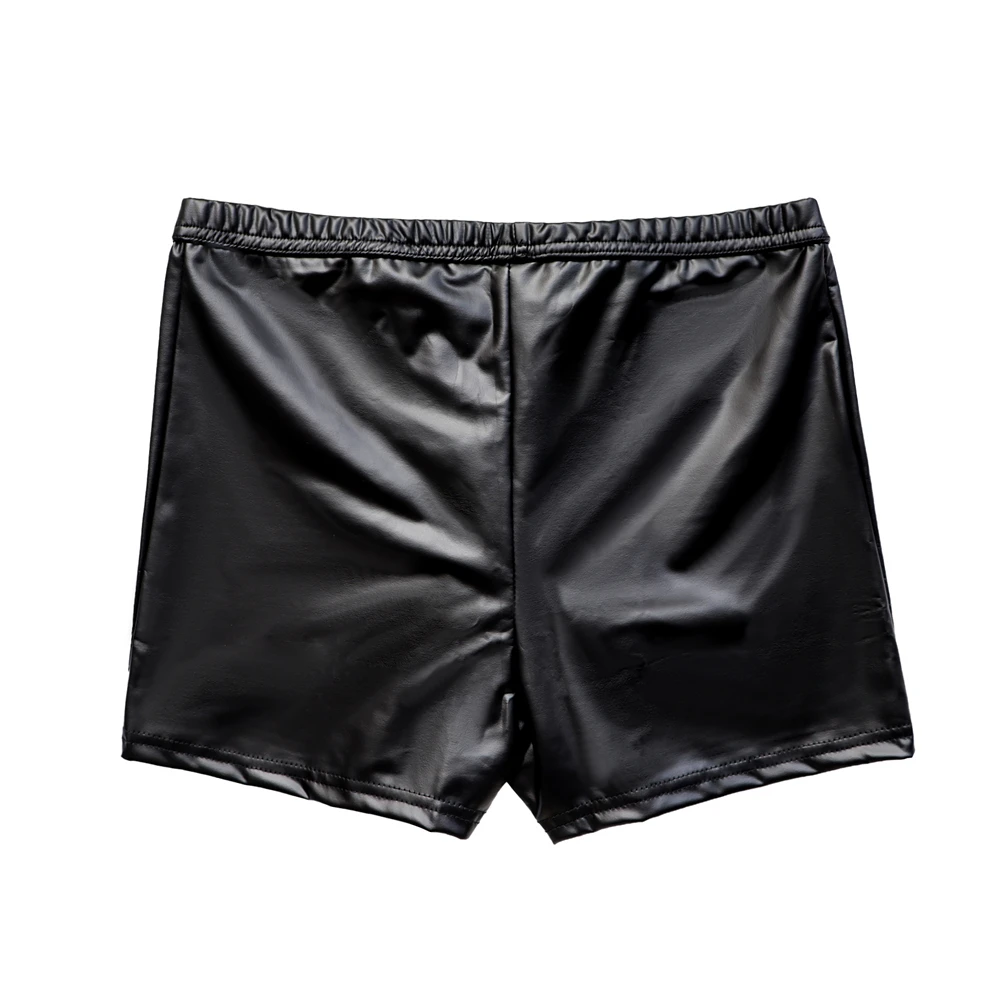 Men's Button Open Bulge Pouch Boxers Panties Faux Leather Boxers Shorts Underwear Elastic Nightclub Underpants Waistband Trunks
Men's Button Open Bulge Pouch Boxers Panties Faux Leather Boxers Shorts Underwear Elastic Nightclub Underpants Waistband Trunks