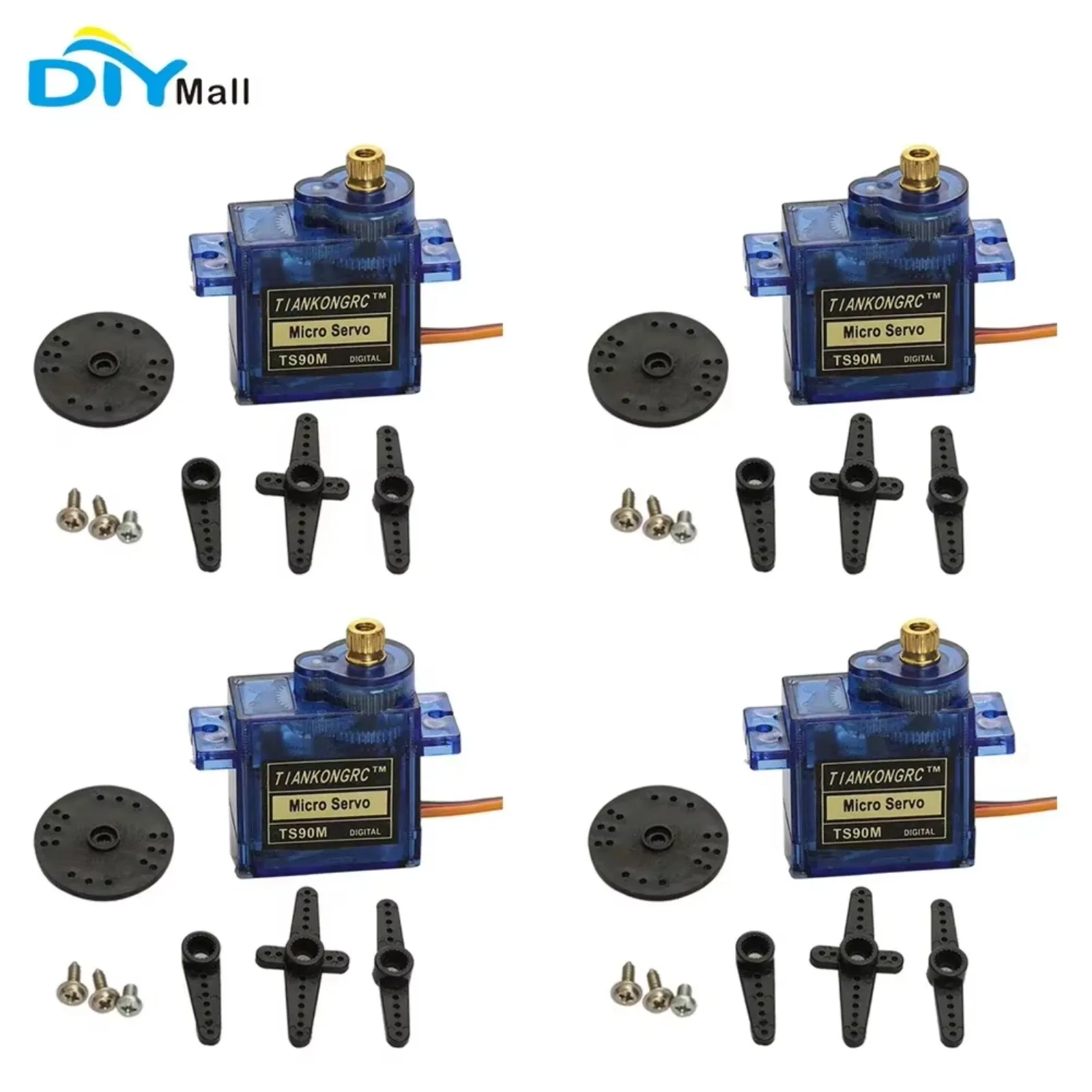 4PCS TS90M/TS90MD Micro 9g Analog / Digital Servo Full Metal Gear 180 / 270 / 360 Degree for Airplane Robotic Arm Boat
4PCS TS90M/TS90MD Micro 9g Analog / Digital Servo Full Metal Gear 180 / 270 / 360 Degree for Airplane Robotic Arm Boat