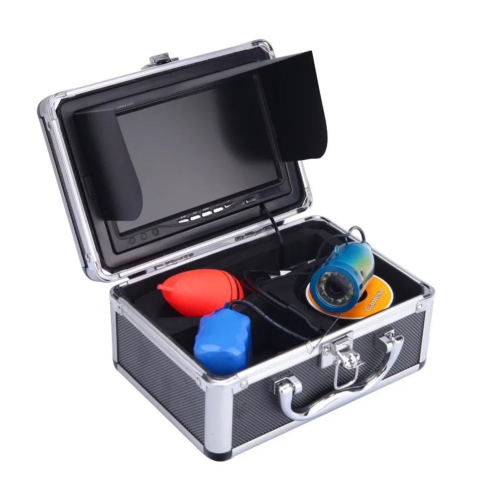 800TVL 12 white brignt light 7" TFT Color LCD Underwater fishing Camera Fishing finder Video Camera Aluminum Case 15/30 cable
800TVL 12 white brignt light 7" TFT Color LCD Underwater fishing Camera Fishing finder Video Camera Aluminum Case 15/30 cable
