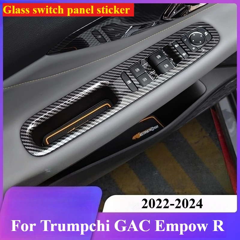 For Trumpchi GAC Empow R 2022-2024 Car Door Glass Switch Stickers Lift Armrest Panel Stickers Carbon Fiber Interior Accessories
For Trumpchi GAC Empow R 2022-2024 Car Door Glass Switch Stickers Lift Armrest Panel Stickers Carbon Fiber Interior Accessories