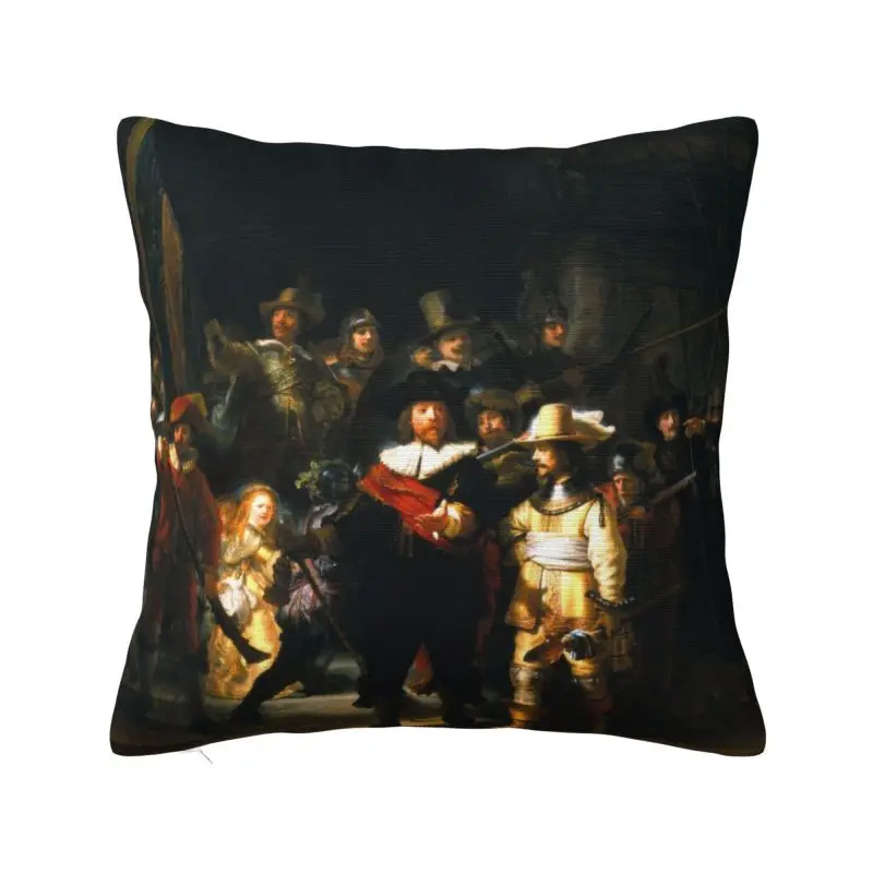 Роскошные ночные часы на заказ от Rembrandt Van Rijn, чехол для диванной подушки, полиэстер, голландский художник, декоративная наволочка для дома
Роскошные ночные часы на заказ от Rembrandt Van Rijn, чехол для диванной подушки, полиэстер, голландский художник, декоративная наволочка для дома
