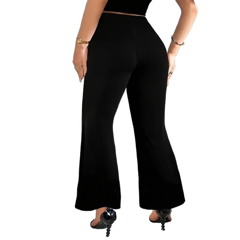 2026 Plus Size Women Elastic Waistband Fashion Flare Pants
2026 Plus Size Women Elastic Waistband Fashion Flare Pants