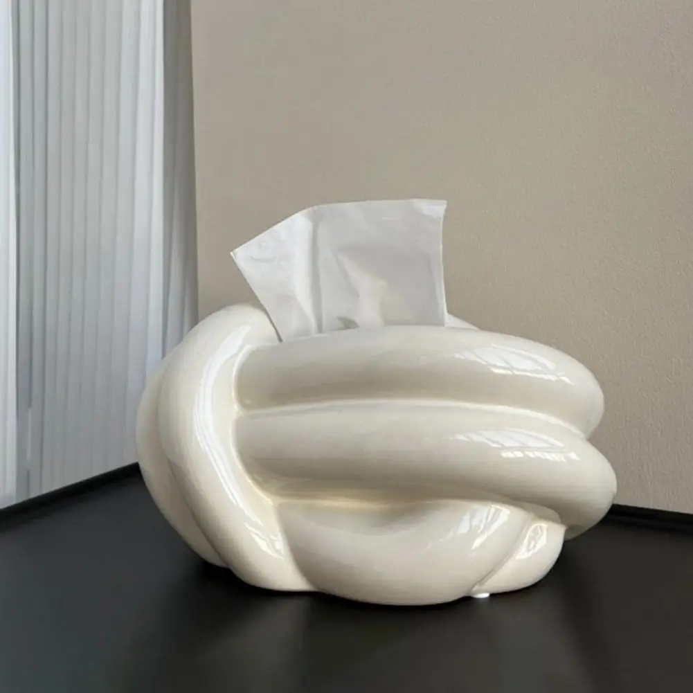 Coffee Tissue Dispenser Artistic Knot Shape Modern Style Tissue Holder Home Decorative Tissue Dispenser Art Ornament
Coffee Tissue Dispenser Artistic Knot Shape Modern Style Tissue Holder Home Decorative Tissue Dispenser Art Ornament