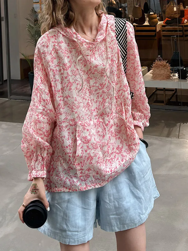 Casual Cotton Linen Printed Hat Women's Summer Loose Shirt New 2026 Sun Protection Casual Loose Fit Hoodie Original Design
Casual Cotton Linen Printed Hat Women's Summer Loose Shirt New 2026 Sun Protection Casual Loose Fit Hoodie Original Design