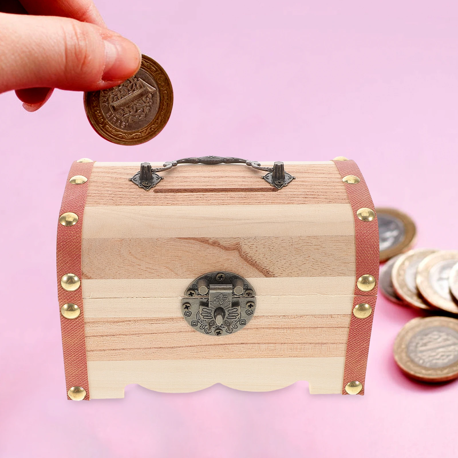 Wooden Piggy Bank Durable Coin Container Decorative Money Bank Desk Ornament for Home Office Bedroom Decorative Chest Box
Wooden Piggy Bank Durable Coin Container Decorative Money Bank Desk Ornament for Home Office Bedroom Decorative Chest Box