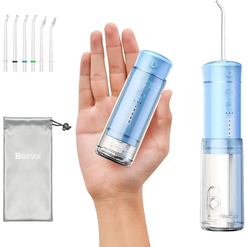 Portable Travel Water Flosser with Tank, IPX7 Waterproof Dental Irrigator for Teeth and Gum Care, Suitable for Orthodontics and
Portable Travel Water Flosser with Tank, IPX7 Waterproof Dental Irrigator for Teeth and Gum Care, Suitable for Orthodontics and