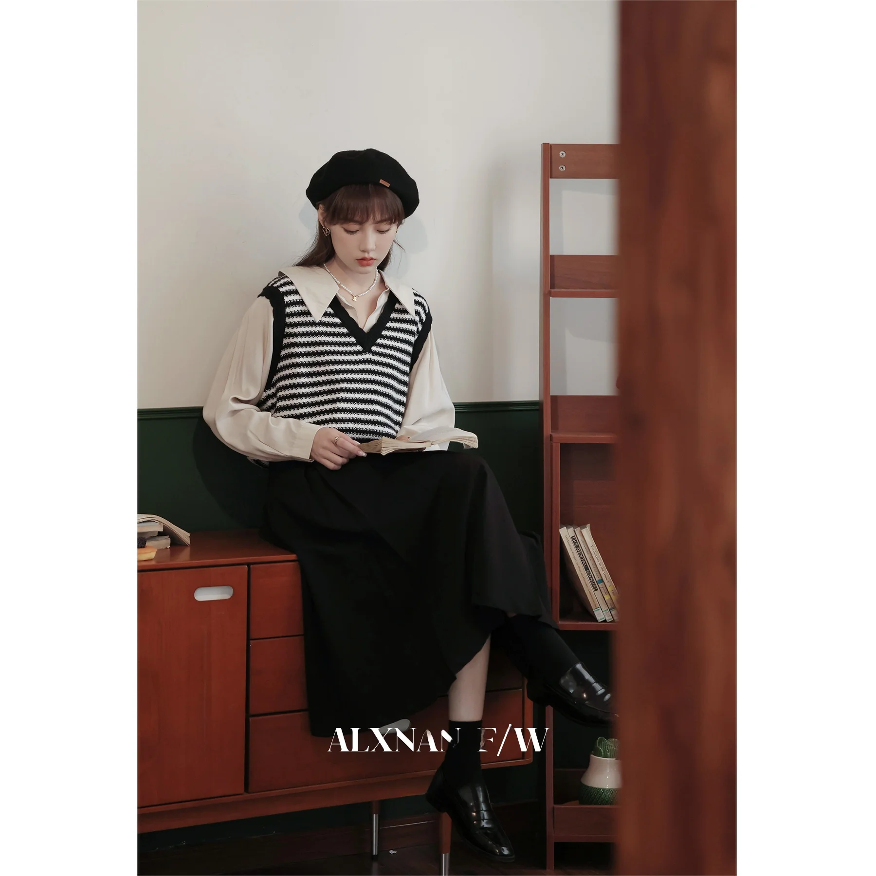 Salt System Fake Two-Piece irt And Skirt Set Light Maturi Spring Autumn Faion Women's Clothing Brand Deer Southward
Salt System Fake Two-Piece irt And Skirt Set Light Maturi Spring Autumn Faion Women's Clothing Brand Deer Southward