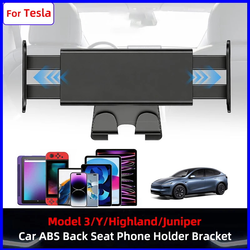 Car Headrest Mount Holder for Tesla Model 3 Y Model Y Juniper Model 3 Highland Adjustable Back Seat Tablet Mount Phone Holder
Car Headrest Mount Holder for Tesla Model 3 Y Model Y Juniper Model 3 Highland Adjustable Back Seat Tablet Mount Phone Holder