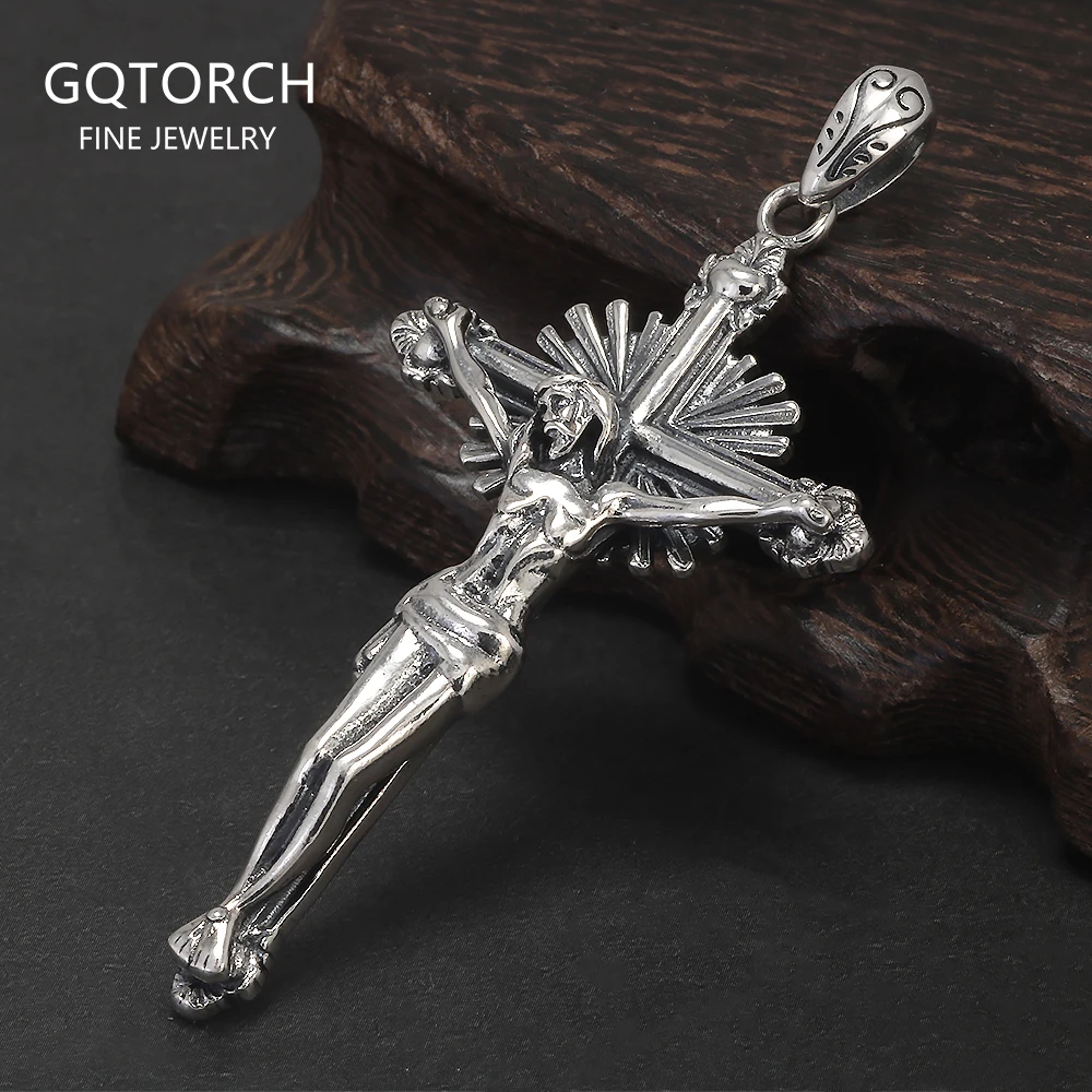 Стерлингового Серебра 925, подвеска с крестом Иисуса и распятием для мужчин и женщин, ретро, винтажный панк, Христос, молитвенный амулет, ювелирные изделия
Стерлингового Серебра 925, подвеска с крестом Иисуса и распятием для мужчин и женщин, ретро, винтажный панк, Христос, молитвенный амулет, ювелирные изделия