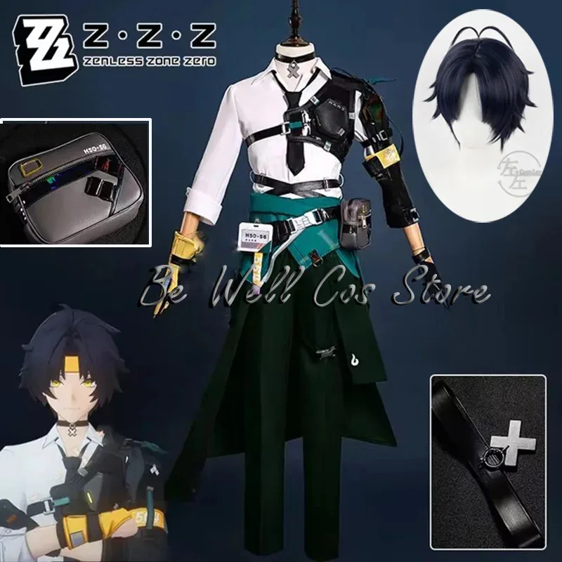 Game Zenless Zone Zero Harumasa Cosplay Costume Wig Game Uniform Headband Choker Women Men Halloween Role Play Prop
Game Zenless Zone Zero Harumasa Cosplay Costume Wig Game Uniform Headband Choker Women Men Halloween Role Play Prop